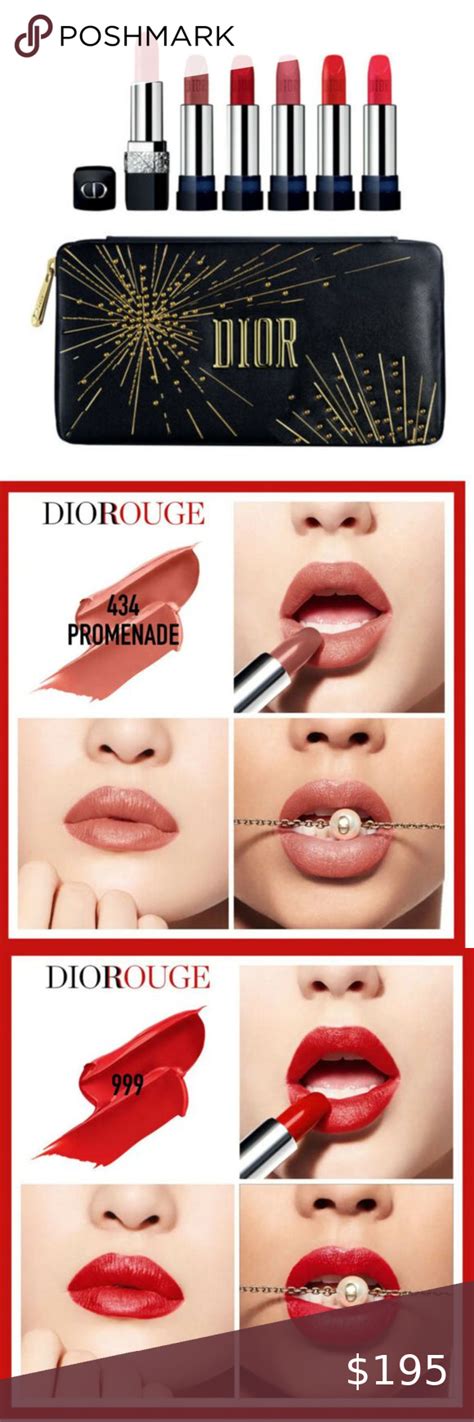 dior rouge happy 2020 set|Dior Rouge Happy 2020 Limited Edition Refillable JEWEL 6 PC .